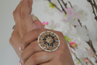 Saanjh Polki Ring