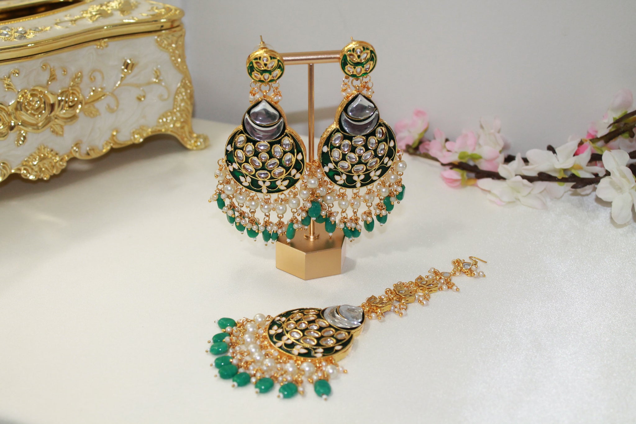 Kundan Earring Tikka