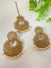 Gold Polki Earring Tikka