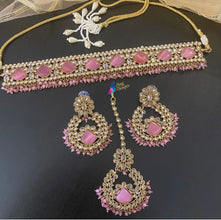 Flexible choker Necklace Set