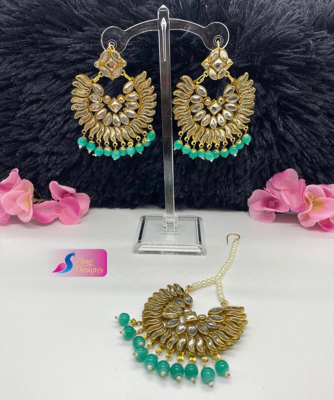 Kundan Earring Tikka