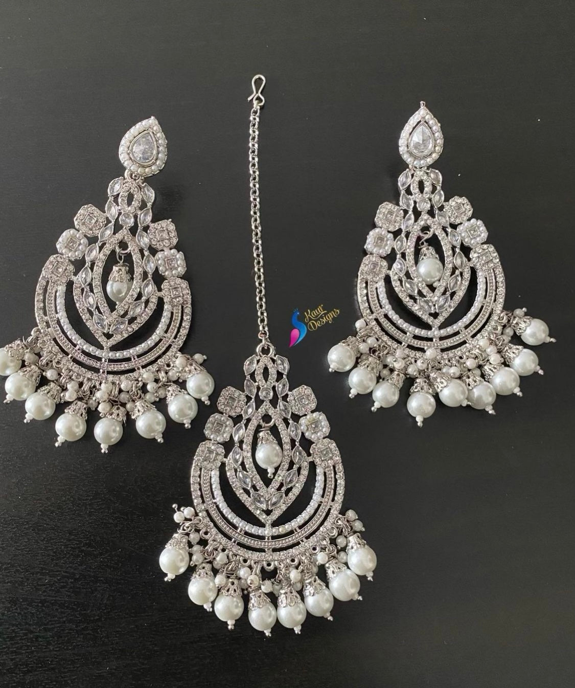 Silver Bridal set